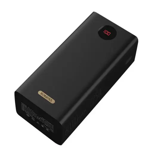 Romoss PEA60 ārējais akumulators (powerbank) | 60000 mAh | 22.5W | USB-C, Micro USB, Lightning, USB-A | LED ekrāns | melns