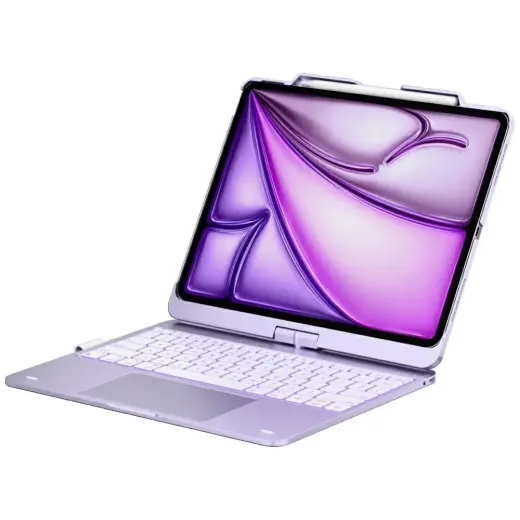 Typecase Flexbook Touch Case with Keyboard for iPad Air 13" M2 2024 / M3 2025 / M4 2026 light purpl