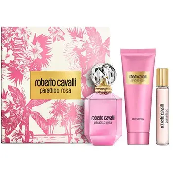 Cavalli Roberto Paradiso Rosa Dárková sada EDP 75 ml, tělové mléko 100 ml a miniaturka EDP 15 ml 75ml