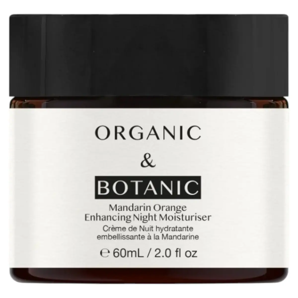 Organic & Botanic, Mandarin Orange, Moisturizing, At Night, Cream, For Face, 60 ml