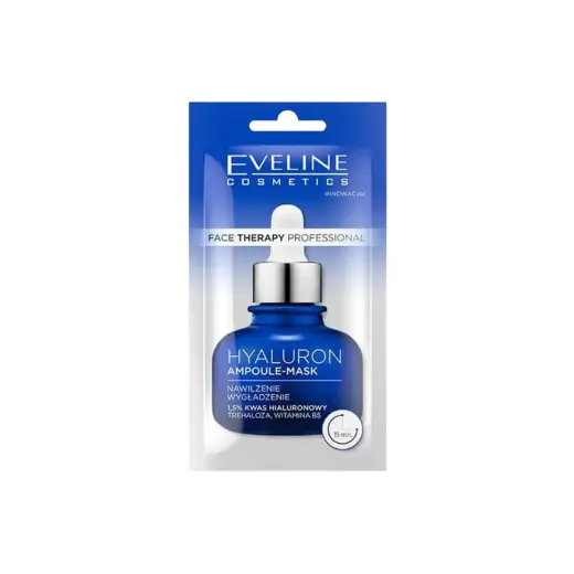 Eveline Cosmetics, Therapy Professional, Hyaluronic Acid, Intense Hydration, Cream Mask, For Face, 8 ml