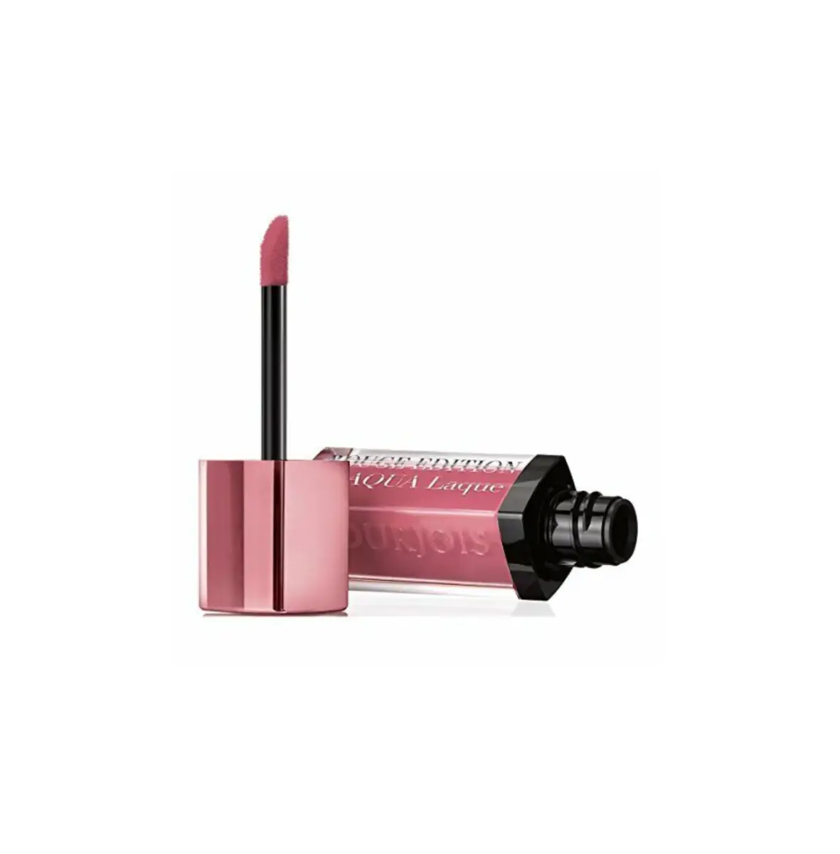 Bourjois, Rouge Edition Aqua Laque, Liquid Lipstick, 02, Rose On The Rocks, 7.7 ml