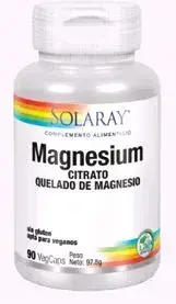 Solaray Magnesium 133 Mg 90 Vcaps
