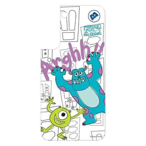 Panel Samsung GP-TOS901HIAGW do etui Frame Cover do Galaxy S22 Disney Monsters biały|white