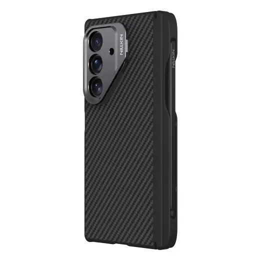Nillkin CarboProp Aramid Magnetic Pen Slot Case for Samsung Galaxy Z Fold 7 Black