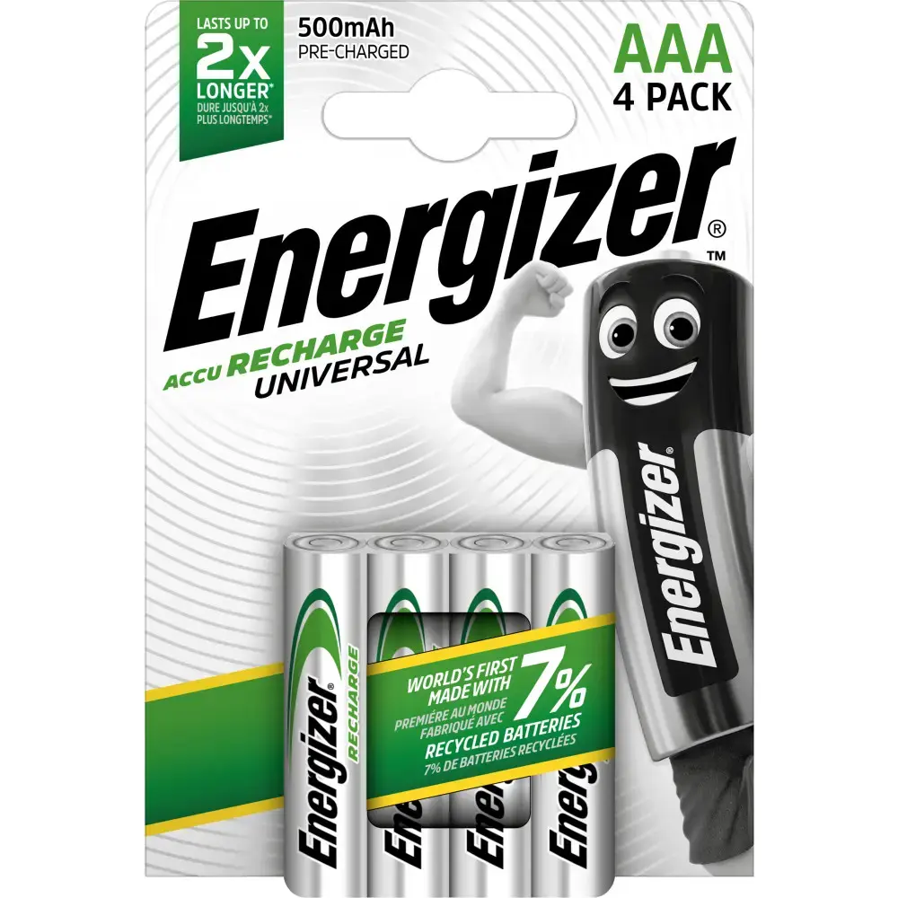 Energizer Rechargeable Battery HR03 (AAA) 1