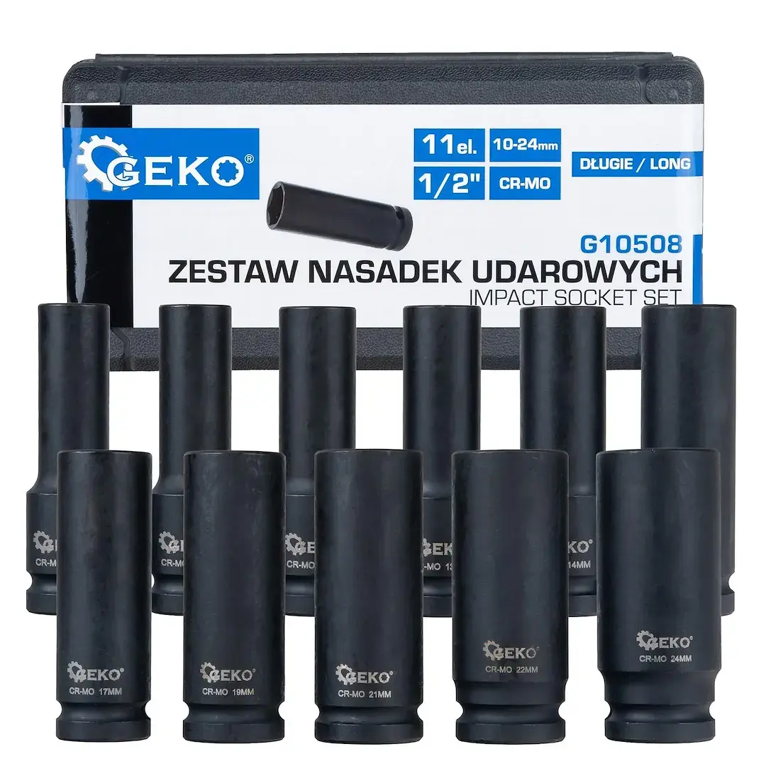 Garo triecienmuciņu komplekts 1/2" 10-24mm (11gb)
