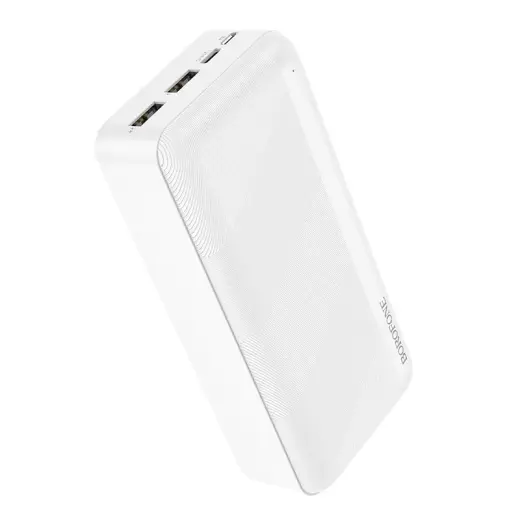 Borofone Power Bank 30000mAh BJ27B Pindar - 2xUSB - white