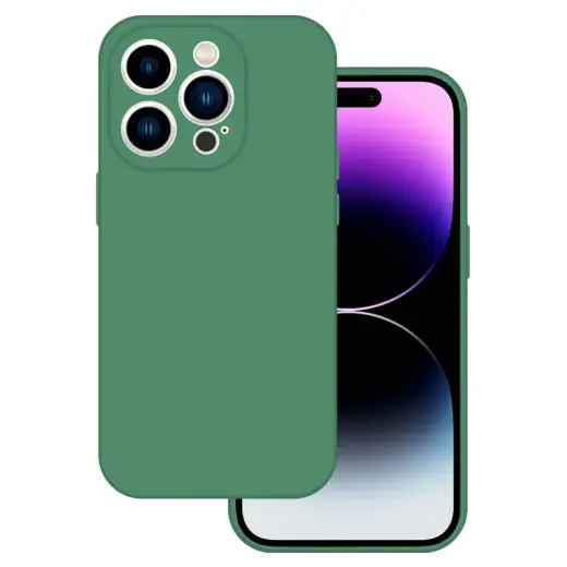 Tel Protect Silicone Premium for Iphone 15 Pro dark green