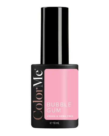 ColorMe Cosmetics, Bubble Gum, Gel, Semi-Permanent Nail Polish, 10 ml