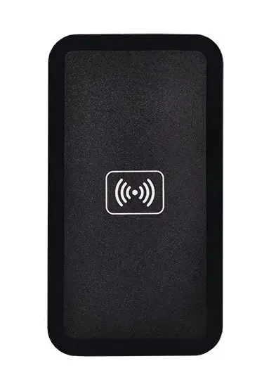 Wireless Induction Charger QI Universal - SLIM Type 02 BLACK (min. 2A)