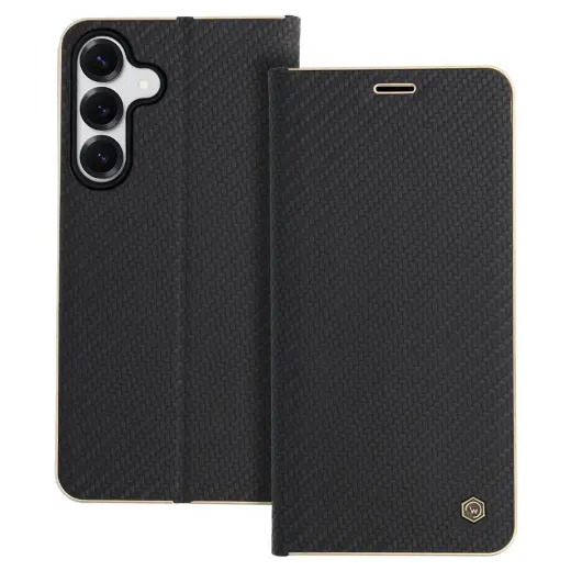 Wonder Frame Carbon Case for Samsung Galaxy S25 FE black
