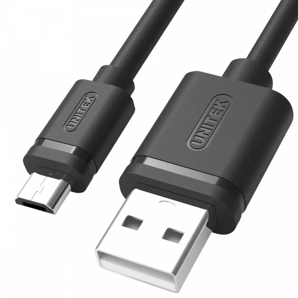 USB - microUSB CABLE 2.0 1,5M, M|M; Y-C434GBK