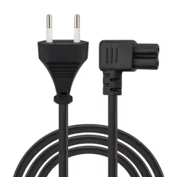 Kabelis Savio Power Cord C7 CL-186 Angled 5m Black