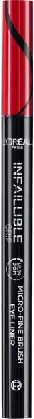 L'oréal Paris Infaillible Grip 36H Micro-Fine Eyeliner 01 Obsidian Black 1 Pcs