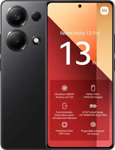 Xiaomi Redmi Note 13 Pro 4G 8GB|256GB Midnight Black