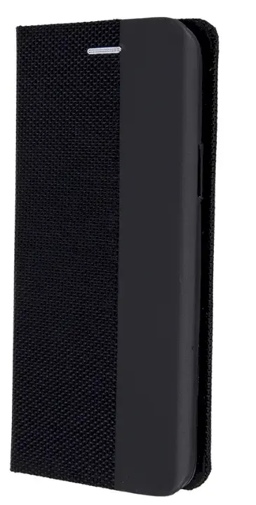 Fusion Smart Senso Case Grāmatveida Maks Priekš Huawei P30 Lite Melns