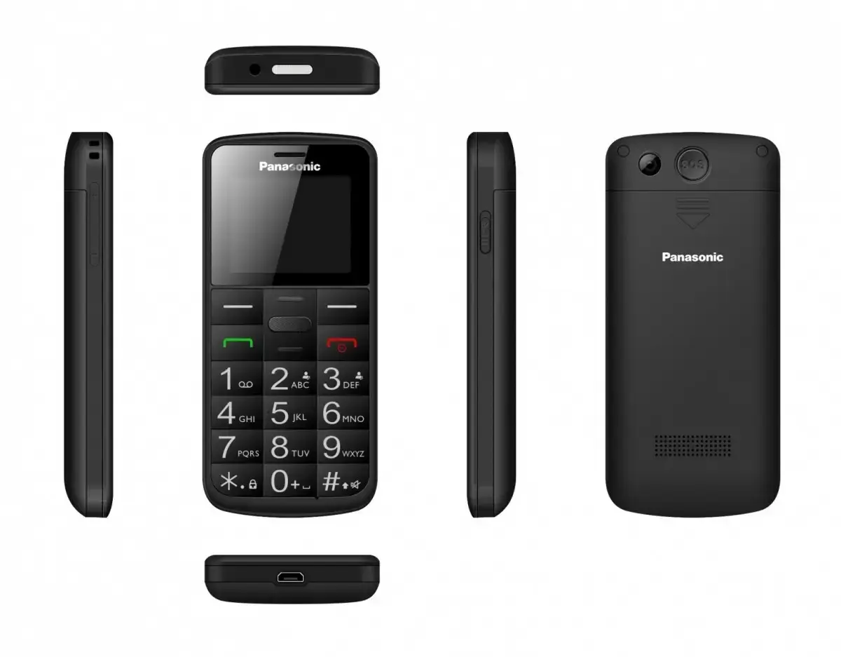 Mobile phone for senior KX-TU110 black