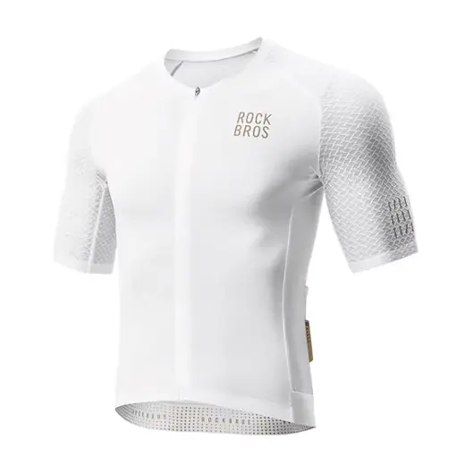Rockbros YDDX011 Diamond Short Sleeve Cycling Jersey Size S - White