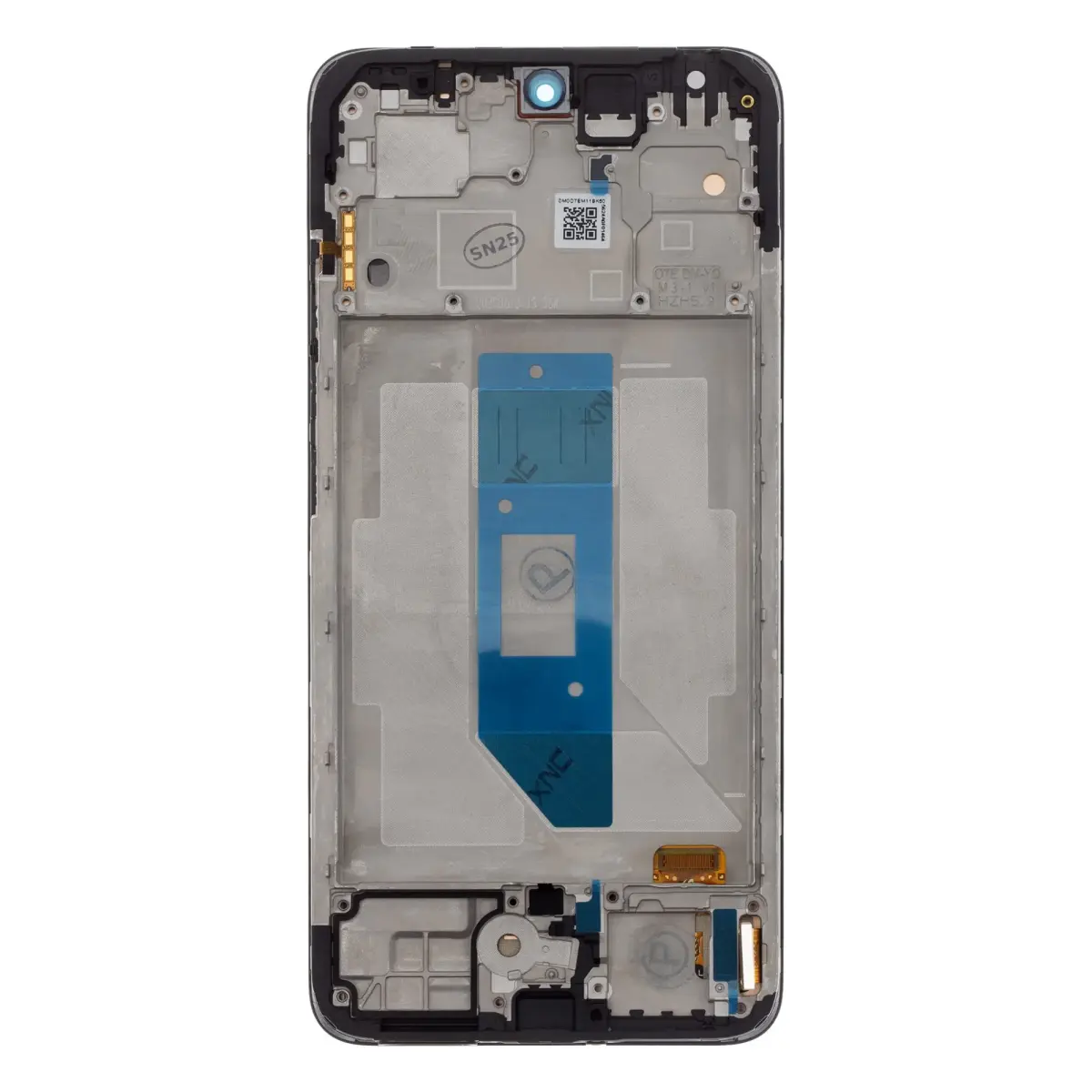 LCD Display + Touch Unit + Front Cover for Xiaomi Redmi Note 14 4G (EU Version) Black (Service Pack)