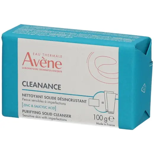 Avene, Cleanance, Purifying, Soap Bar, For Face, 100 g