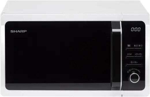 SHARP mikroviļņu krāsns, 20l, 800W balta