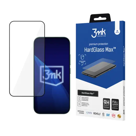 3mk HardGlass Max tempered glass for phone Xiaomi 17 | Xiaomi 17 Pro with applicator