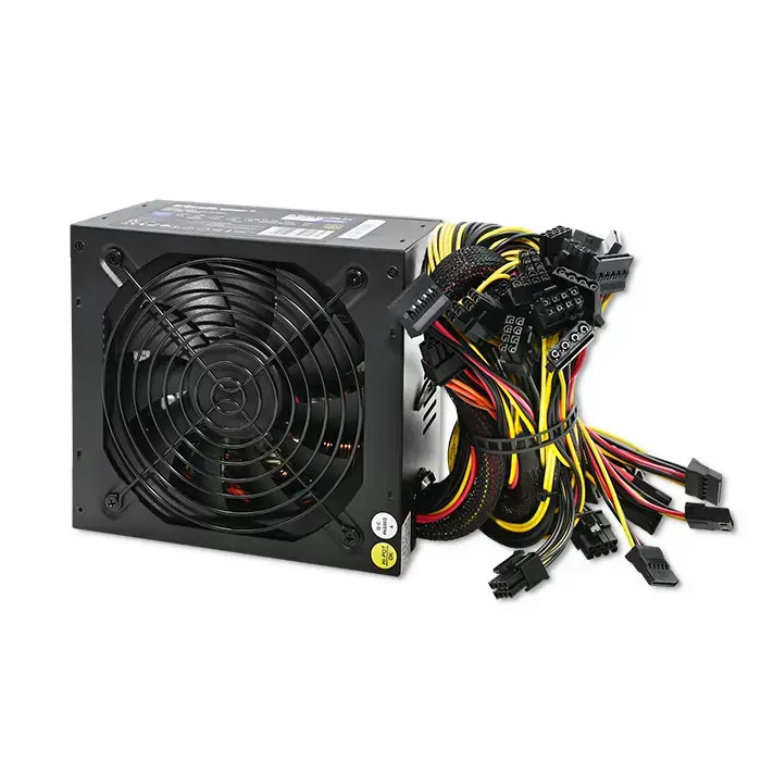 Qoltec ATX Power Supply 1600W | 80 Plus Gold | Data mining