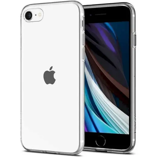 Fusion Ultra Back Case 2 mm Izturīgs Silikona Aizsargapvalks Priekš Apple iPhone 7 | 8 | SE 2020 Caurspīdīgs