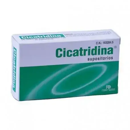 CICATRIDINA Hemorrhoid Suppositories 5 mg (8032595870296)