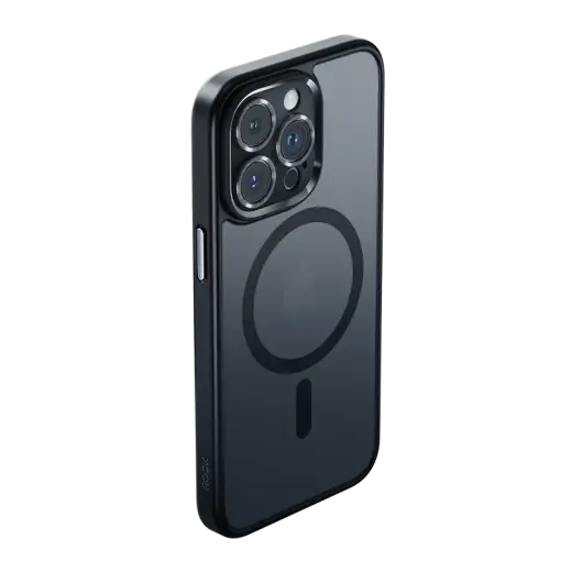 Rock Guard Touch Matte Series Magnetic Case for Iphone 16 black