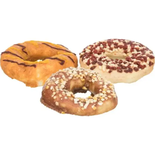 Gardums suņiem - Trixie Donuts, bulk, ø 10 cm, 100 g /iepak. 50 gab