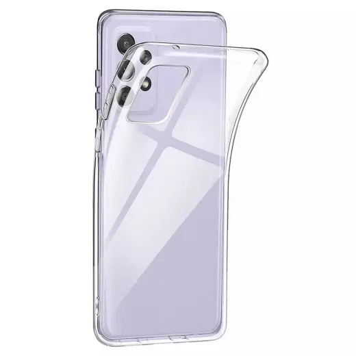 Clear 2mm telefono dėklas Samsung Galaxy A52 5G (A526) | A52 4G (A525) | A52s 5G (A528) skaidrus