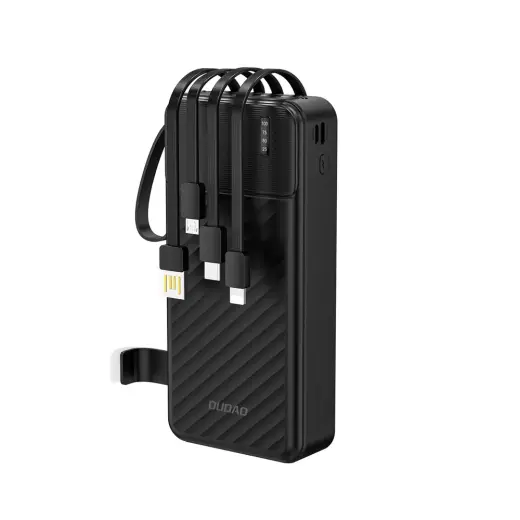 Dudao K11 Pro išorinė baterija (powerbank) | 20 000 mAh | USB-C, USB-A, Micro USB, Lightning | juodas