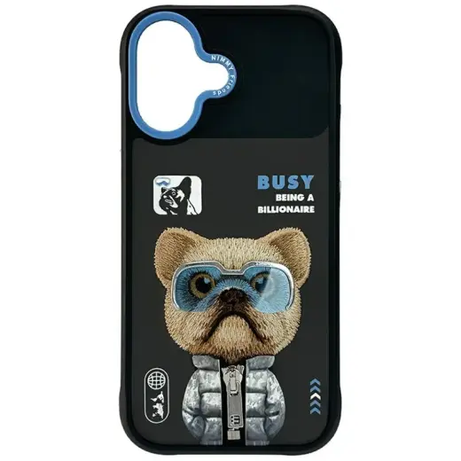 Etui Nimmy Cool&Cute 2.0 Dog do iPhone    17 czarny