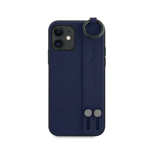 Mercedes MEHCP12SLSSNA iPhone 12 mini 5,4" niebieski|navy hardcase Strap Line