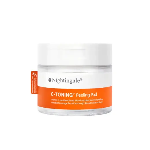 Nightingale, C-Toning, Exfoliating & Brightening, Daily, Peel-Off Pads, 60 pcs