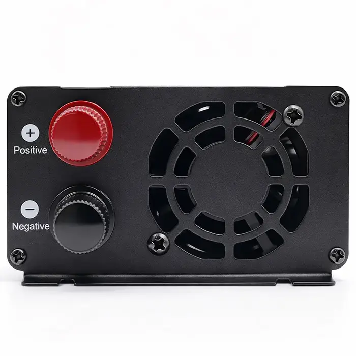 Qoltec MS Wave Voltage Converter | 12V to 230V | 500/1000W | USB | Compatible with LiFePO4, GEL and AGM batteries