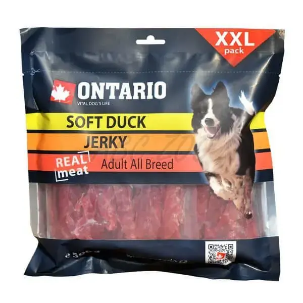 Treats for dogs : Ontario Soft Duck Jerky, 500 g