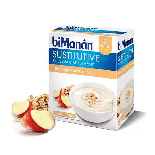 BIMANÁN Bimanán Substitutive Cereal Yogurt Cream 5 Units