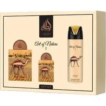 Lattafa Perfumes Pride Art of Nature I Gift Set EDP 100 ml, deospray 200 ml and EDP 20 ml 100ml