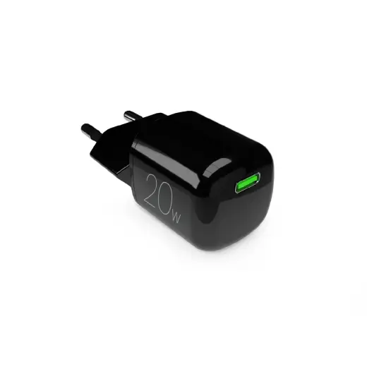 Puro 20W GaN USB-C tīkla lādētājs | 20W | GaN | USB-C | melns