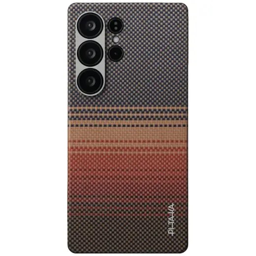 Case PITAKA Moonrise Tactile Woven MagSafe for Samsung Galaxy S25 Ultra sunset Photo