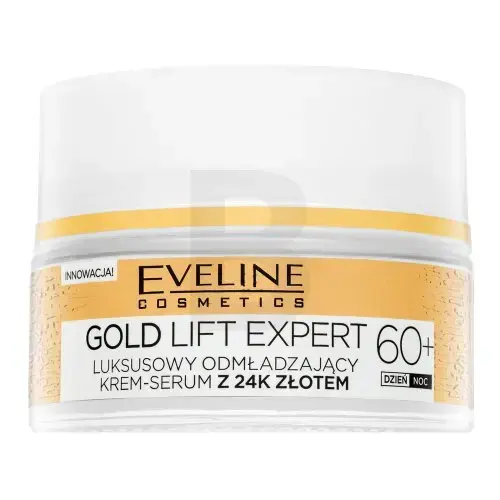 Eveline Gold Lift Expert Lifting Firming Cream Роскошный омолаживающий крем-сыворотка 60+ 50 мл