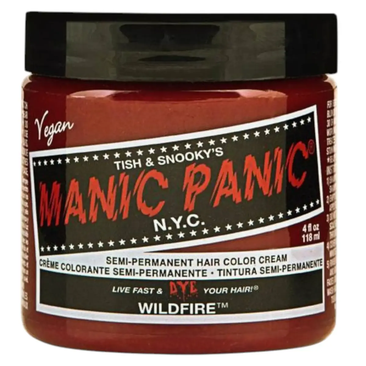 Manic Panic, Classic High Voltage Wildfire, Semi-Permanent Hair Dye, 118 ml