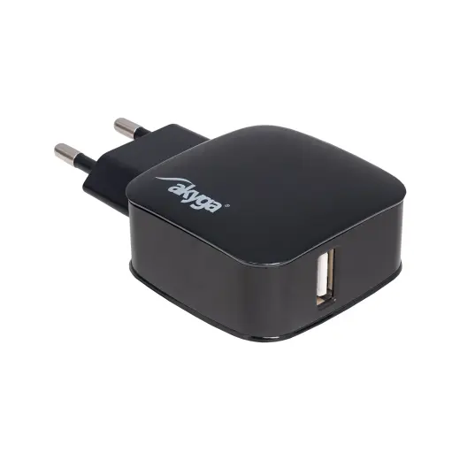 Wall charger Akyga AK-CH-06 10W USB-A 5V | 2.1A black