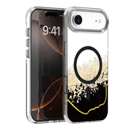 Epoxy Mag telefono dėklas su MagSafe palaikymu iPhone 17 Air juodas