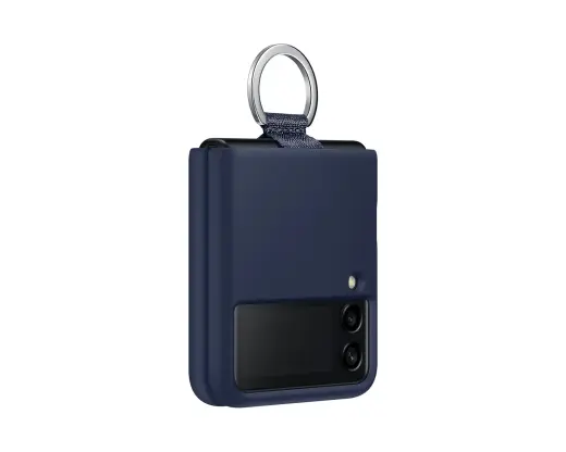 EF-PF711TNE Samsung Silicone Cover for Galaxy Z Flip 3 Navy