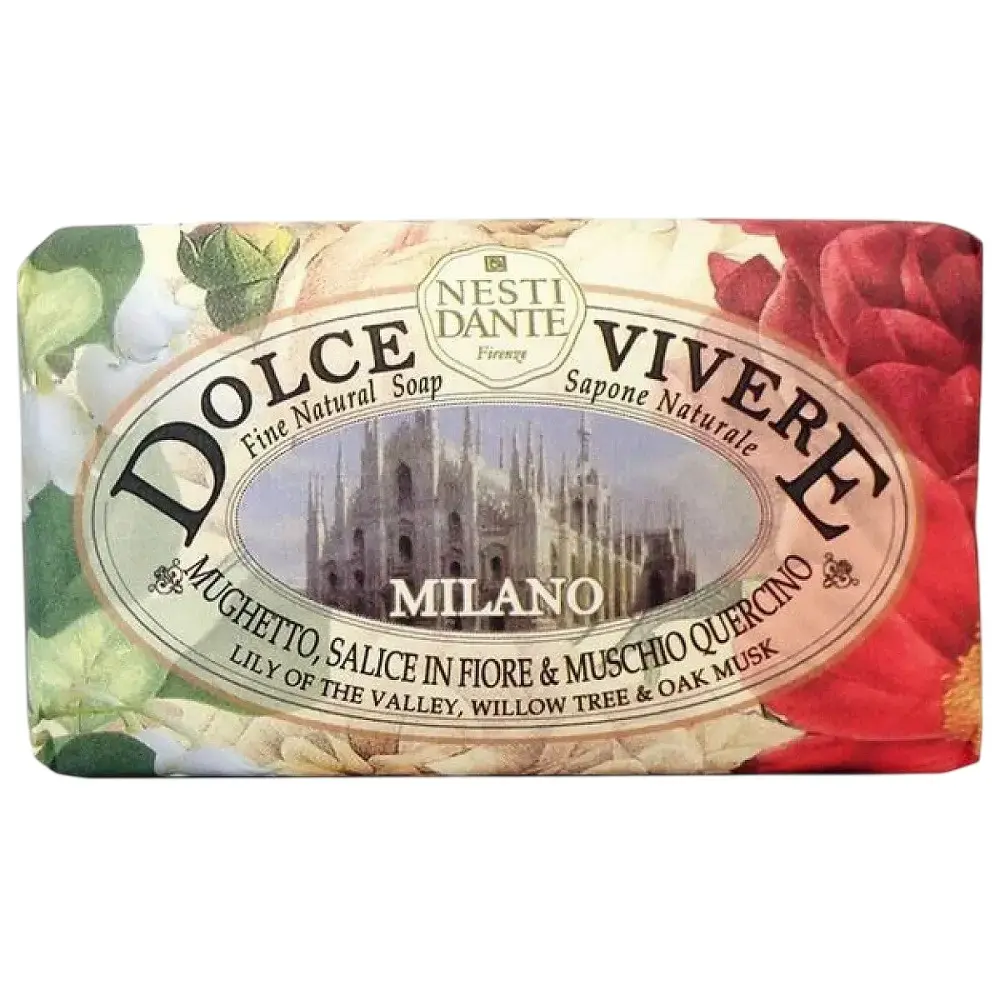 Nesti Dante, Dolce Vivere Milano, Cleansing & Hydrating, Scented Soap Bar , 250 g