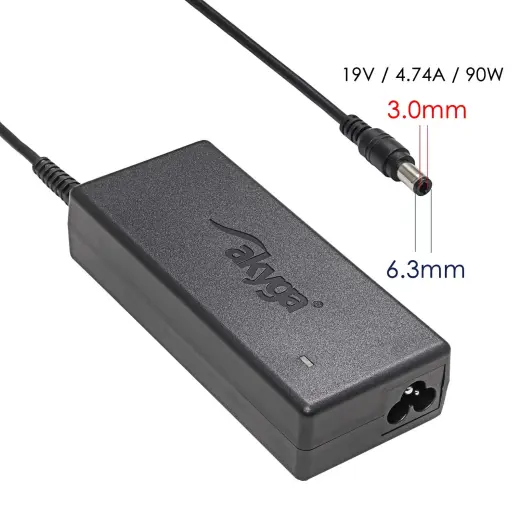 Notebook power supply Akyga AK-ND-27 19V | 4.74A 90W 5.5 x 3.0 mm + pin SAMSUNG 1.2m